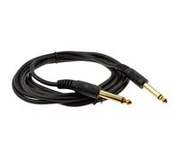 kenable 6,35 mm 1/4inch Mono Conector Jack Clavija Guitar/Instrument/Patch Cable Oro 3 m [3 metros/3m]
