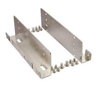 kenable Adaptador Metálico para Montar 4 Discos Duros SSD de 2.5 Pulgadas en Bahía de 3.5 Pulgadas - Riel de Montaje en Metal con Tornillos Incluidos