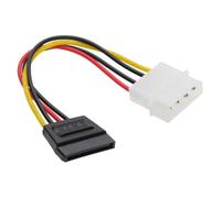 kenable Cable Adaptador de Alimentación Molex LP4 4 Pines a SATA 15 Pines 14cm