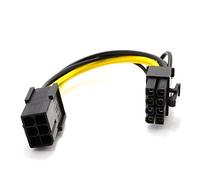 kenable Cable Adaptador de Alimentación PCI Express PCIe de 6 Pines a 8 Pines para Tarjeta Gráfica 10cm