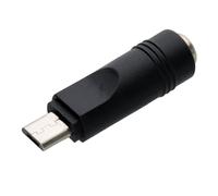 kenable Cable adaptador de corriente micro USB a CC de 2,1 mm, 5 V, color negro