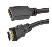 kenable Cable de Extensión HDMI 2.0 Alta Velocidad 4K UHD Macho a Hembra 1m Negro