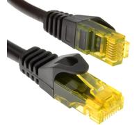 kenable Cable de Red Ethernet CAT6 Gigabit RJ45 con Protección Antienganches para Conexión LAN 0,5m NEGRO