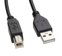 kenable Cable USB 2.0 24AWG de alta velocidad para impresora A a B, negro, 1,2 m [1,2 metros]