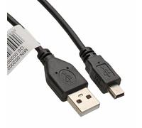kenable Cable USB 2.0 de Alta Velocidad A Macho a Mini-B 5 Pines para Cámaras Digitales - 1m Negro