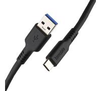 kenable Cable USB 3.0 tipo A a USB-C | Transferencia de datos de 5 Gbps | Carga rápida de 3 A | Negro (2 m)
