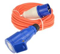 kenable Caravan/Motorhome 3 Pines Electric Hookup 1,5 mm 16a Llave Principal Extensión Cable 10 m [10 metros/10m]