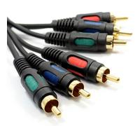 kenable Componente Vídeo RGB YUV 3 Fonos a 3 RCA Fono Cable Cable 1 m [1 metros/1m]