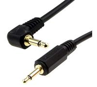 kenable Derecho ángulo Mono 3,5 mm Conector Jack Clavija a 3,5 mm Conector Jack Clavija Cable Cable Oro 0,5 m [0.5 metros/0,5m]