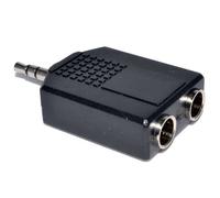 kenable Dual 6,35 mm Estéreo Enchufes a Estéreo 3,5 mm Conector Jack Clavija Audio Adaptador