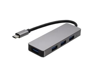 kenable Hub USB-C a 4 puertos, 1 enchufe USB 3.0 y 3 adaptadores USB 2.0 con cable