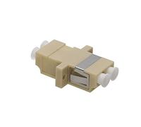 kenable LC MM dúplex fibra óptica Patch Panel montaje glándula acoplador multi modo DX beige