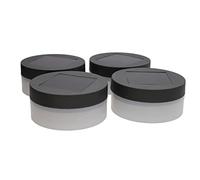 kenable Luces Solares LED para Exterior Jardín Caminos Entrada Césped Pack de 4 Lámparas Decorativas IP33