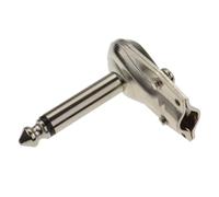 kenable Mono 6,35 mm 90 Grado Bajo Perfil Pancake Soldar Final Derecho ángulo [Mono]