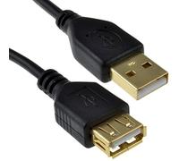 kenable Oro USB 2,0 Extensión Cable 24AWG Alto Velocidad Cable A Clavija a Enchufe 5 m [5 metros/5m]
