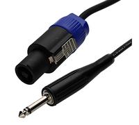 kenable PA Altavoz Cable Cerradero SPK a 6,35 mm Mono Conector Jack Clavija Cable 1,5 m [1.5 metros/1,5m]