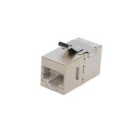 kenable Paso del acoplador del soporte del panel RJ45 a través del módulo Cat6A FTP blindado