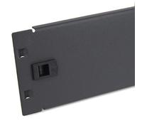 kenable Placa de corte rápido sin herramientas Solid 2U Comms Data Cabinet Rack 19" Negro