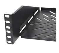 kenable Pro Vented Cantilever Shelf 3U 250mm Deep Black, Accesorios Rack 19'' para Gabinete de Datos