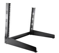 kenable Rack Abierto 19 Pulgadas 9U para Sobremesa Estudio Hogar - Formato Abierto con Pies Antideslizantes 450mm Profundidad