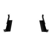 kenable Raíles Ajustables para Rack de Servidor 1U Montaje 4 Postes Profundidad 25 cm a 45 cm [25cm-45cm] Kit Soporte en L
