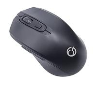 kenable Ratón Inalámbrico 2.4GHz Antibacteriano con 5 Botones 1000 dpi Óptico para PC Portátil Ordenador Negro