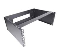 kenable Soporte de Pared para Panel de Conexiones 4U para Bastidor Rack Abierto de 19 Pulgadas Estructura Desmontable Negro