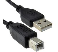 kenable USB 2,0 24AWG Alto Velocidad Cable Impresora Cable A a B Negro 1,5 m [1.5 Metros/1,5m]