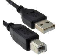 USB 2,0 24AWG Alto Velocidad Cable Impresora Cable A a B Negro 1 m [1 metros/1m]