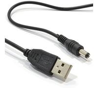 kenable USB a DC Cable de alimentación - USB 2,0 para 2,1 mm x 5,5 mm 5 V 2 A 2000 mA 1 m [1 metro/1 m]