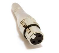 kenable XLR Femenino Agujeros a 6,35 mm Equilibrado Conector Jack Enchufe Adaptador Convertidor