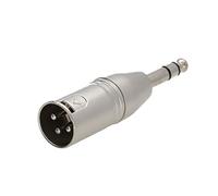 kenable XLR Macho Enchufe 3 Pines a 6.35mm TRS equilibrado Jack Plug Adaptador de Audio