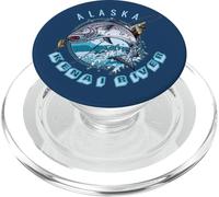 Kenai River Alaska Alaska Salmón Viaje de Pesca AK Souvenir PopSockets PopGrip para MagSafe
