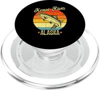 Kenai River Alaska Salmón Pesca Pescador Alaska Pesca PopSockets PopGrip para MagSafe