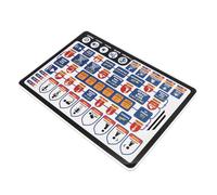 KENANLAN Almohadilla árabe Salah Pad 7 Idiomas Automático de Aprendizaje de Voz para 3 - 8 años, mejora el vocabulario y la comprensión, material ABS, ideal para viajes multilingües (552b)