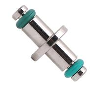 KENANLAN Núcleo de Válvula de Ventilación de Buceo de Acero Inoxidable, Conector de Medición de Presión Remanente con Núcleo de Válvula de Ventilación de Manguera de Alta Presión,
