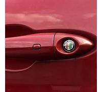 KENANS Pegatinas con Emblema para Alfa Romeo Sportiva Mito Stelvio Giulietta Tonale Quadrifoglio GT GTV, Calcomanías con el Logotipo Emblema Insignia Adhesivo Pegatina,B