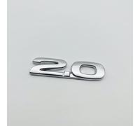 KENANS Pegatinas con Emblema para Mazda 3 BL BK BM BN BP 2006 2007 2009 2011 2014 2015 2016-2020, Calcomanías con el Logotipo Emblema Insignia Adhesivo Pegatina,Silver-2.0