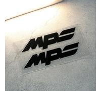 KENANS Pegatinas con Emblema para Mazda MX-5 III Roadster, Calcomanías con el Logotipo Emblema Insignia Adhesivo Pegatina,Bla-CK