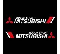 KENANS Pegatinas con Emblema para Mitsubishi Montero Sport, Calcomanías con el Logotipo Emblema Insignia Adhesivo Pegatina,White