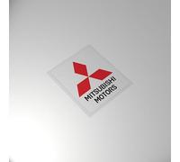 KENANS Pegatinas con Emblema para Mitsubishi Space Star, Calcomanías con el Logotipo Emblema Insignia Adhesivo Pegatina