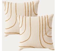 Kenay Pack 2 cojines mostaza Naam Mostaza