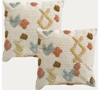 Kenay Pack 2 cojines multicolor Sira Menta