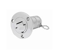KENBT 1 Tapa de llenado de Cubierta de Acero Inoxidable 316 for Combustible de Gas, Aguas residuales, 38 mm, Pulido Espejo, herrajes for embarcaciones Marinas,Antioxidante(38mm Fuel)