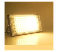 KENBT 5 0W 100W LED Luz de inundación al Aire Libre Flight Flight IP65 Impermeable DIRIGIÓ Lámpara de Calles iluminación paisajista,Excelente disipación del Calor(Warm White,50W)