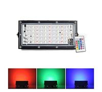 KENBT 5 0W LED Luz de inundación DIRIGIÓ Lámpara de Calles Impermeable for la iluminación del Paisaje IP65 LED Spotlight Red Green Blue RGB,Excelente disipación del Calor(RGB)
