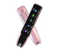 KENBT Bolígrafo traductor de escaneo de Voz Inteligente, bolígrafo multifunción en Tiempo Real for traducción de Idiomas, Diccionario for Viajes de Negocios al Extranjero,Traducción precisa(Pink)