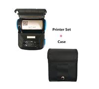 KENBT DC 5V USB 3 "80mm Mini Impresora térmica inalámbrica de Recibos Impresora portátil Bluetooth Soporte PC Impresora Papel Impresora,Fuerte adhesión(Add Case)