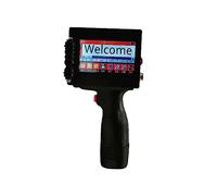 KENBT Impresora de Mano de 4,3 Pulgadas, Impresora de inyección de Tinta LED HD, Logotipo de código QR codificado, Cartucho de Tinta de Secado rápido con Pantalla táctil Inteligente,Fuerte adhesión