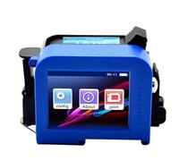 KENBT Mini Impresora de Etiquetas portátil, 12,7mm, número de Lote de Mano, código QR, Bolsa de Embalaje, codificador de impresión,Fuerte adhesión(Printer-HD Black Ink)